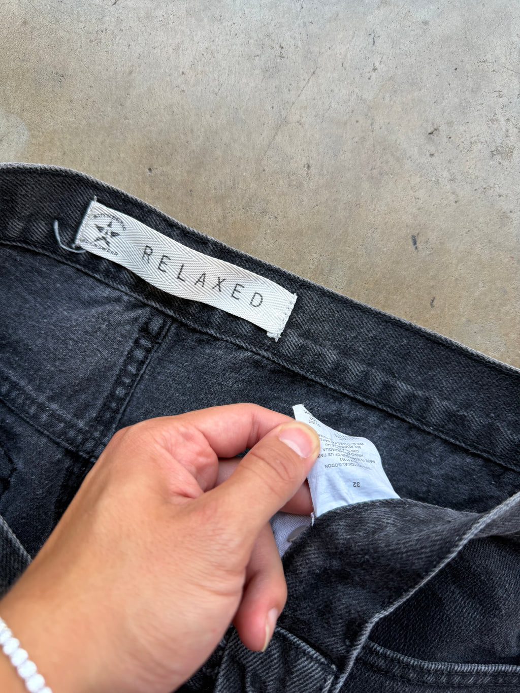 Vintage Black Jorts - Sz 32
