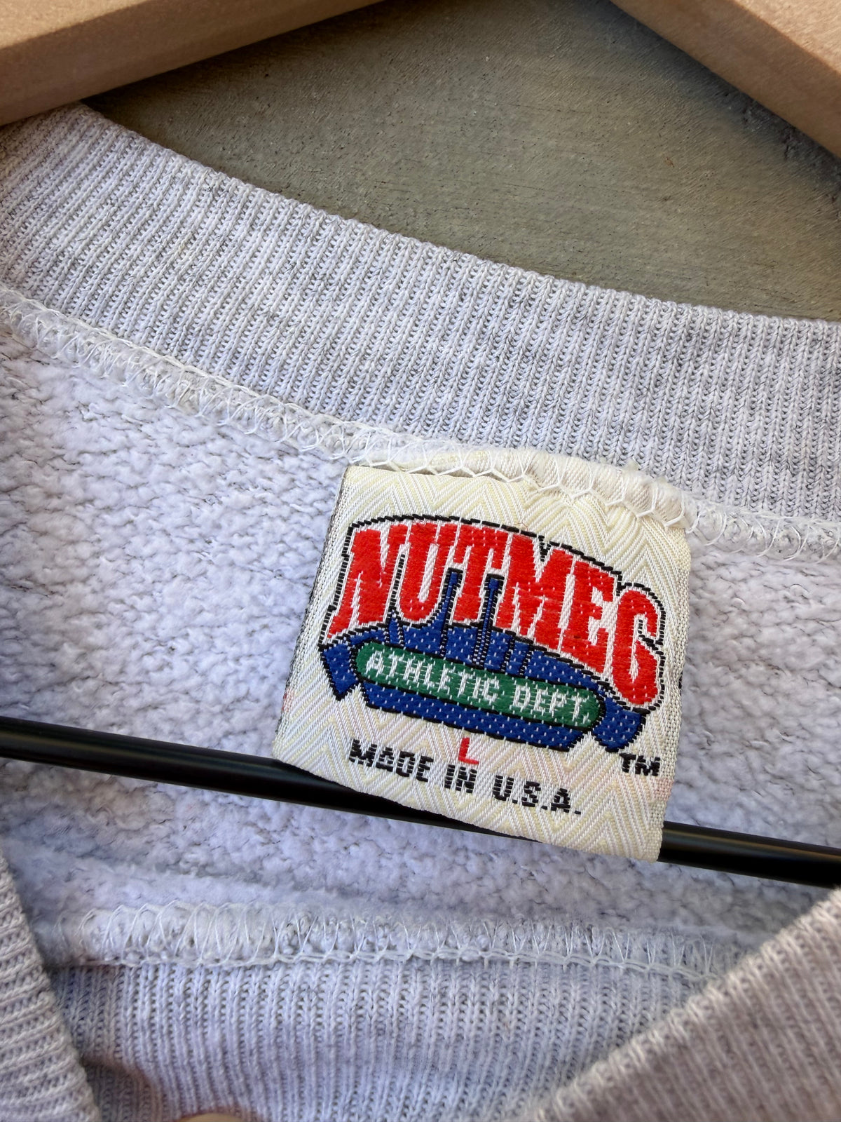 90s Norte Dame college crewneck - L