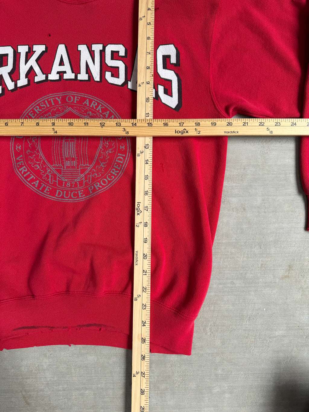 90s Arkansas razorbacks sweater - M