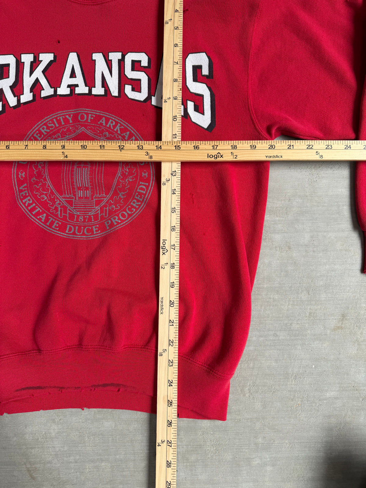 90s Arkansas razorbacks sweater - M