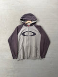 2000s Oakley Software center logo zip up - L