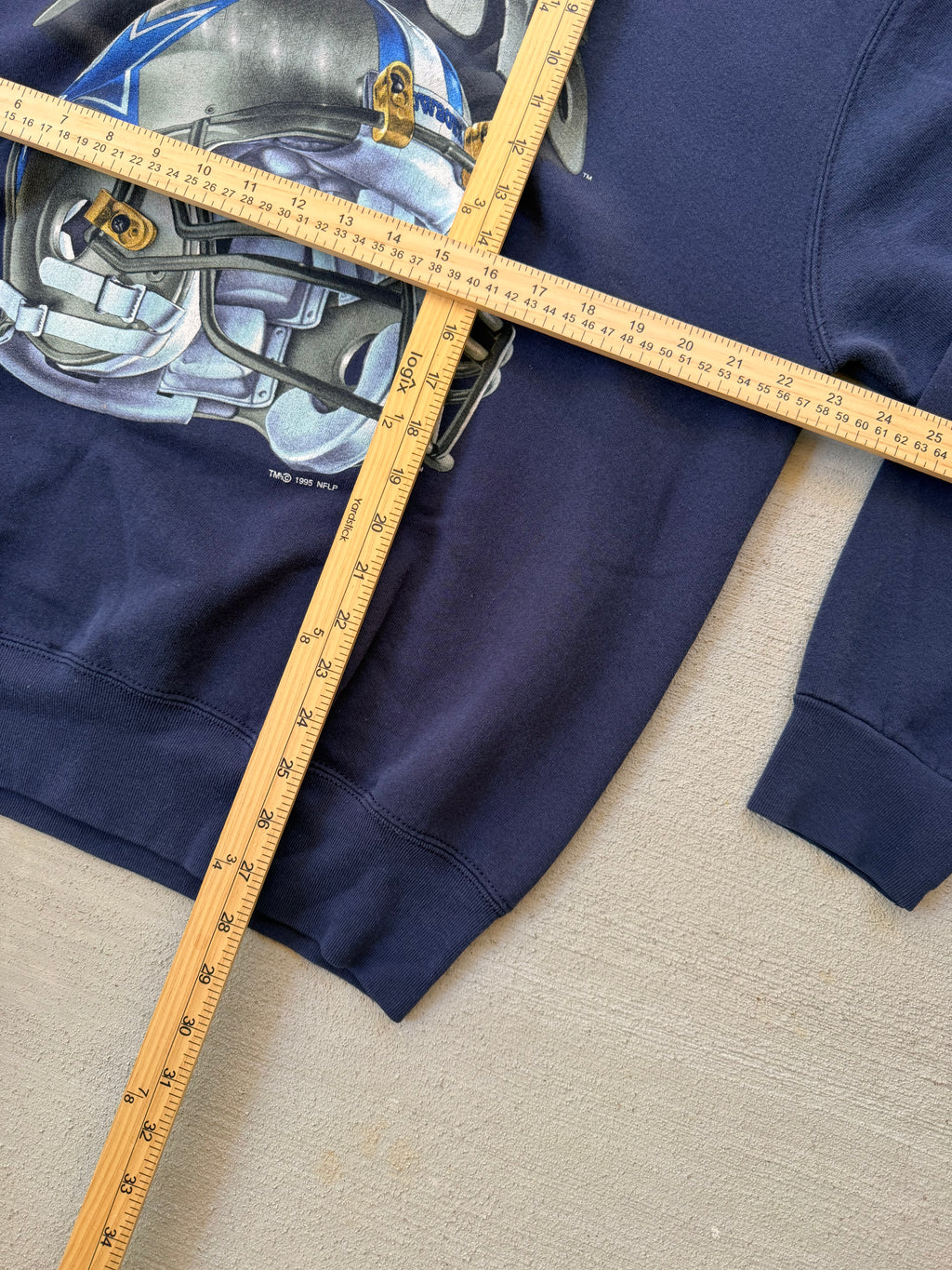 90a Dallas Cowboys Helmet Crewneck - xl