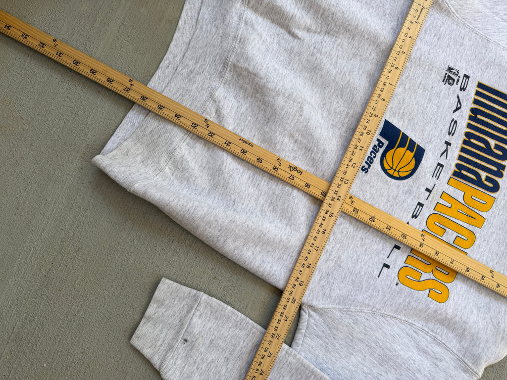 90s Indiana Pacers basketball Crewneck - M