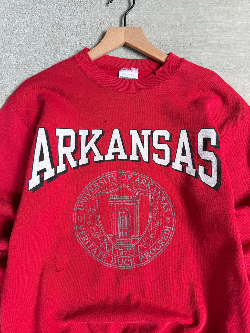 90s Arkansas razorbacks sweater - M
