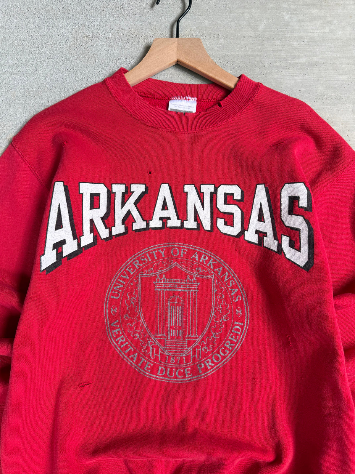90s Arkansas razorbacks sweater - M