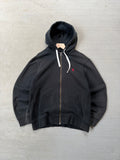 2000s faded black Polo zip up - XL