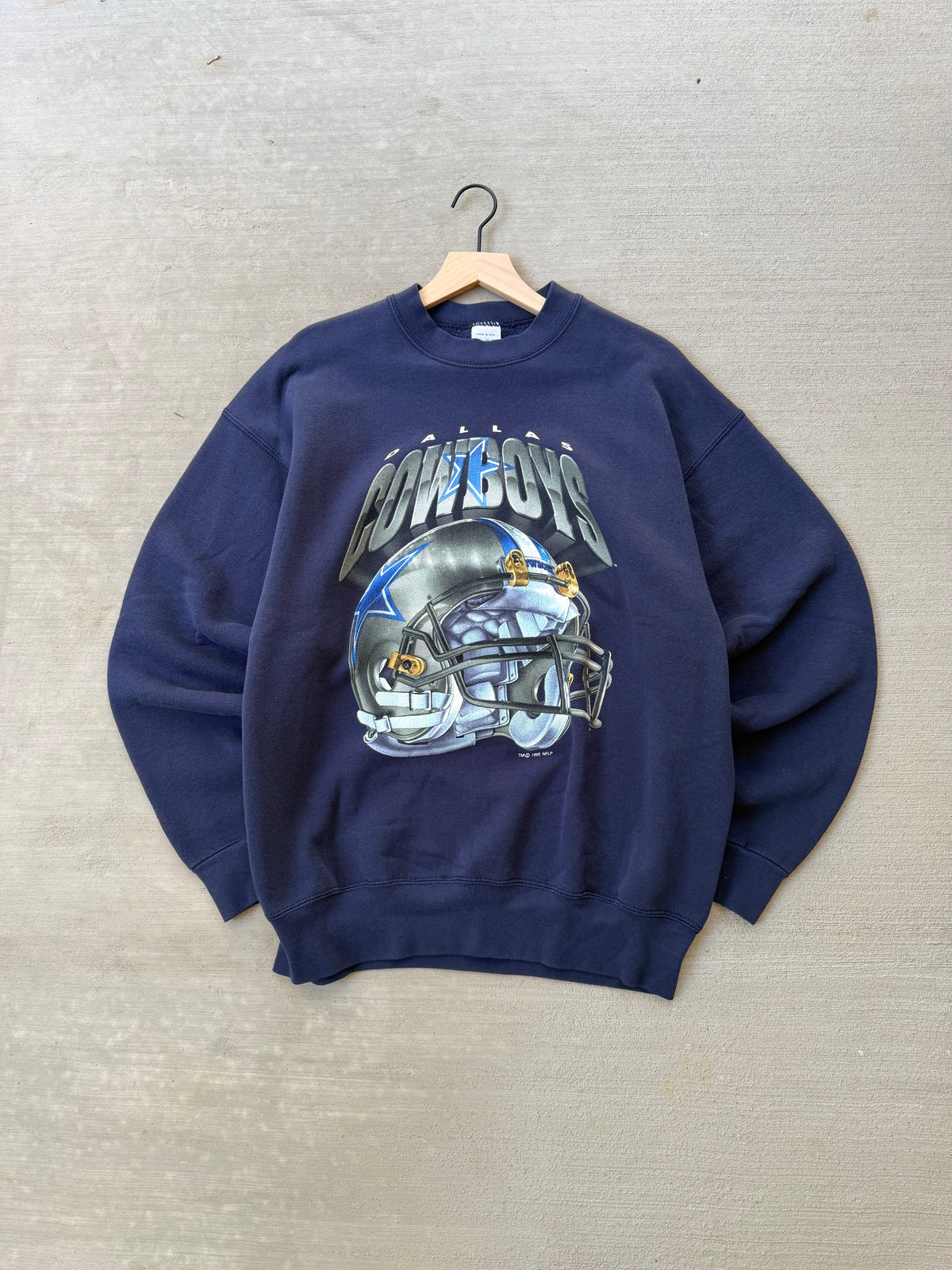 90a Dallas Cowboys Helmet Crewneck - xl