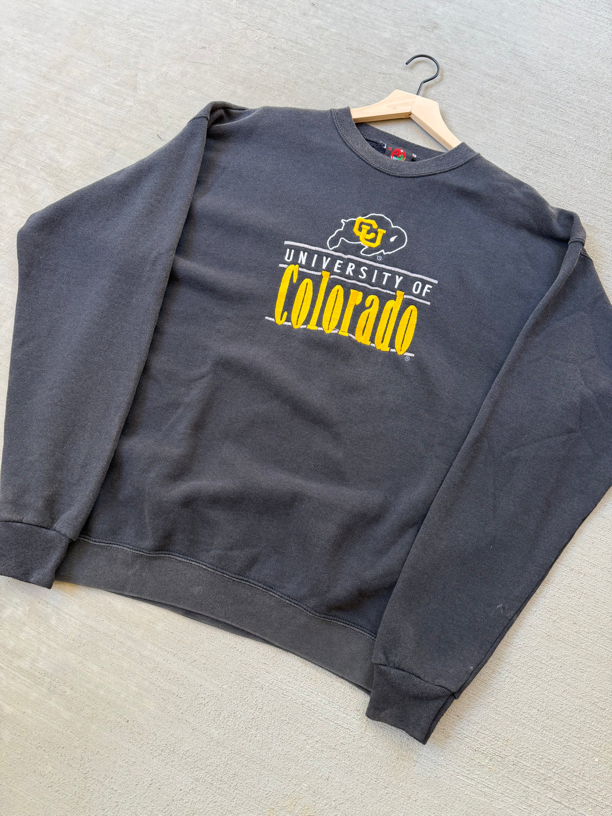 90s university of Colorado college crewneck - xl