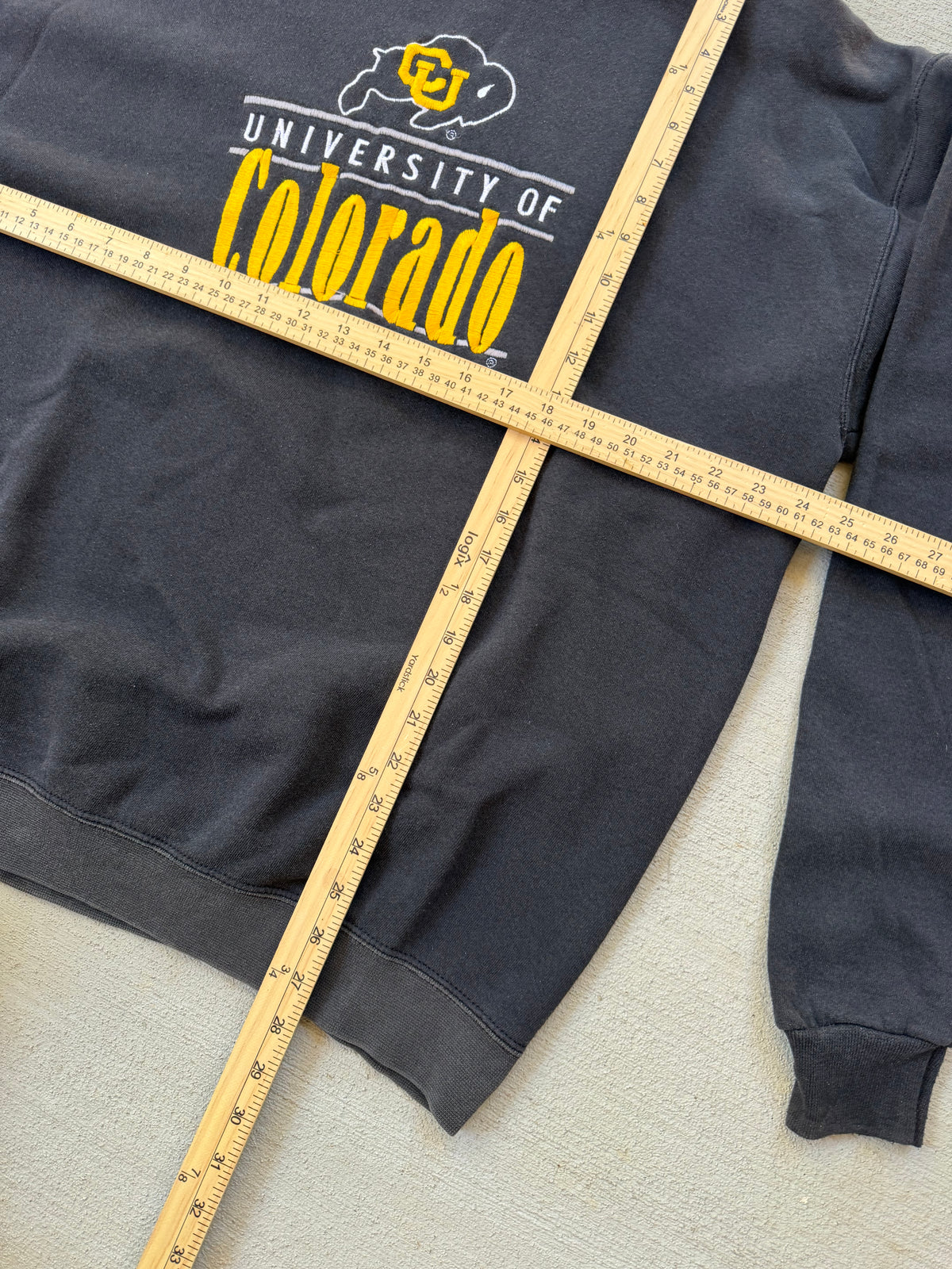90s university of Colorado college crewneck - xl