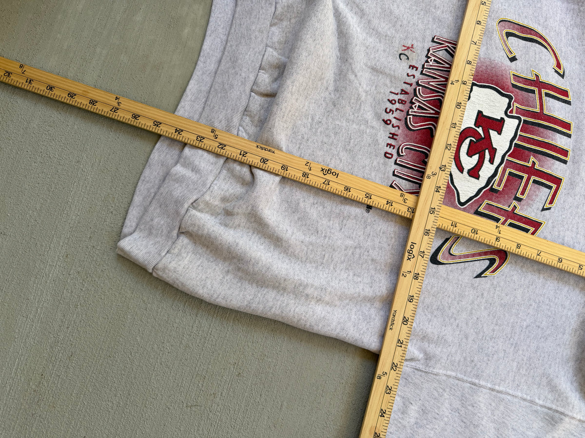 90s Kansas City Chiefs crewneck - L