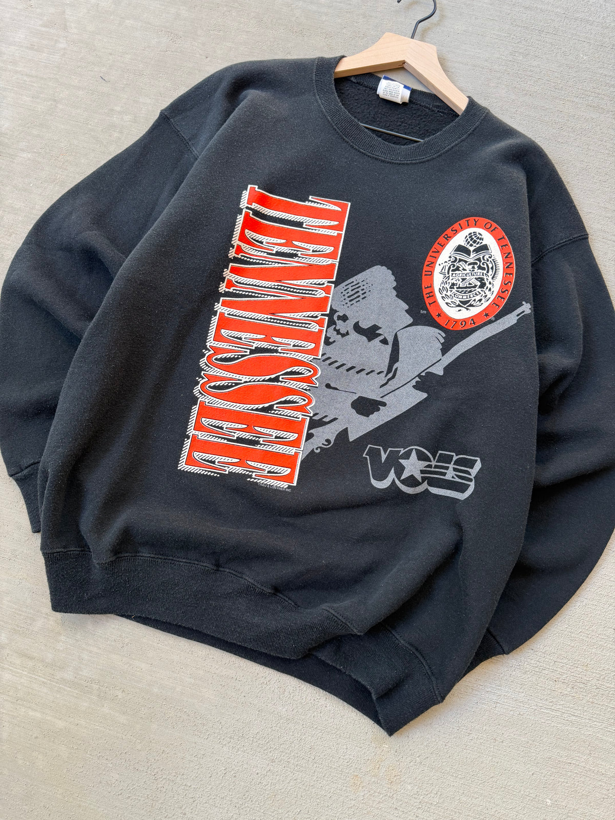 90s Tennessee volunteers college crewneck - xl