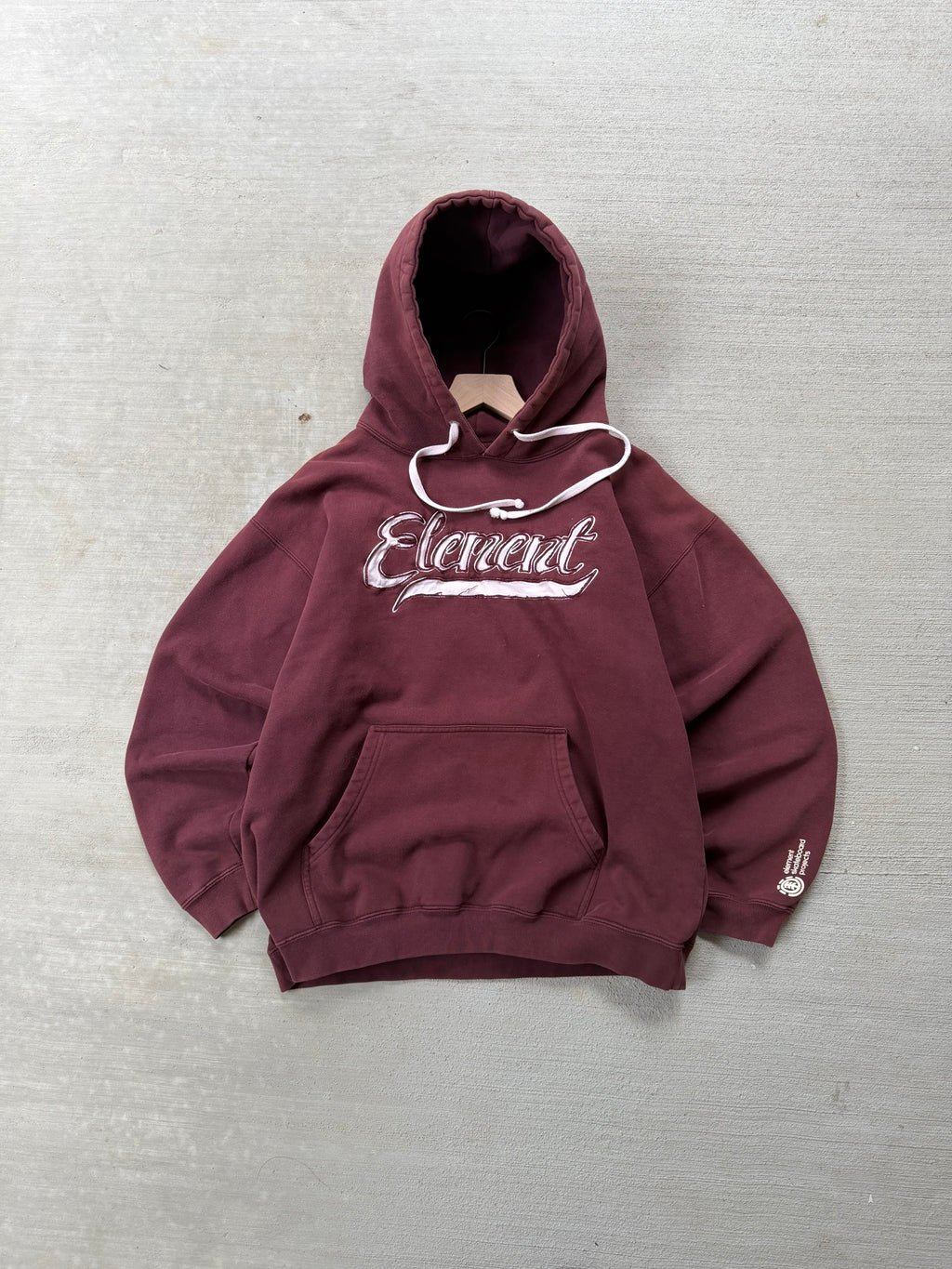 2000s Element spell out hoodie - M