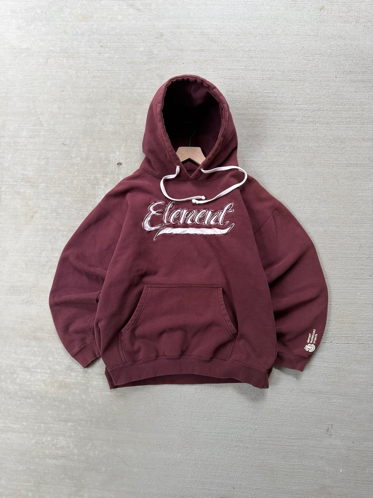 2000s Element spell out hoodie - M