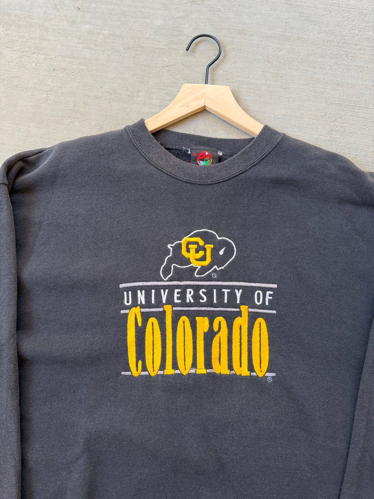 90s university of Colorado college crewneck - xl
