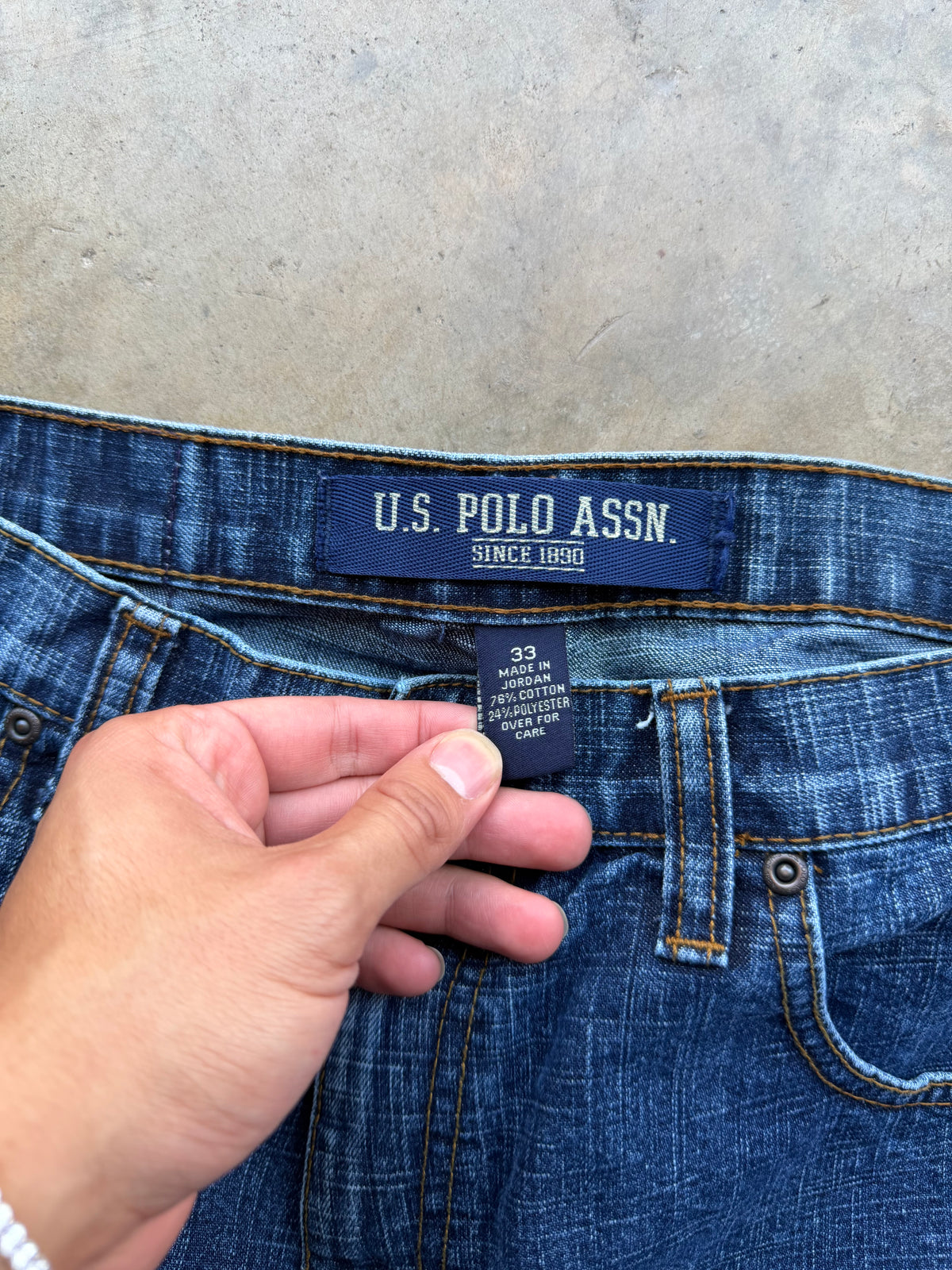2000s US POLO baggy jorts - Sz 31