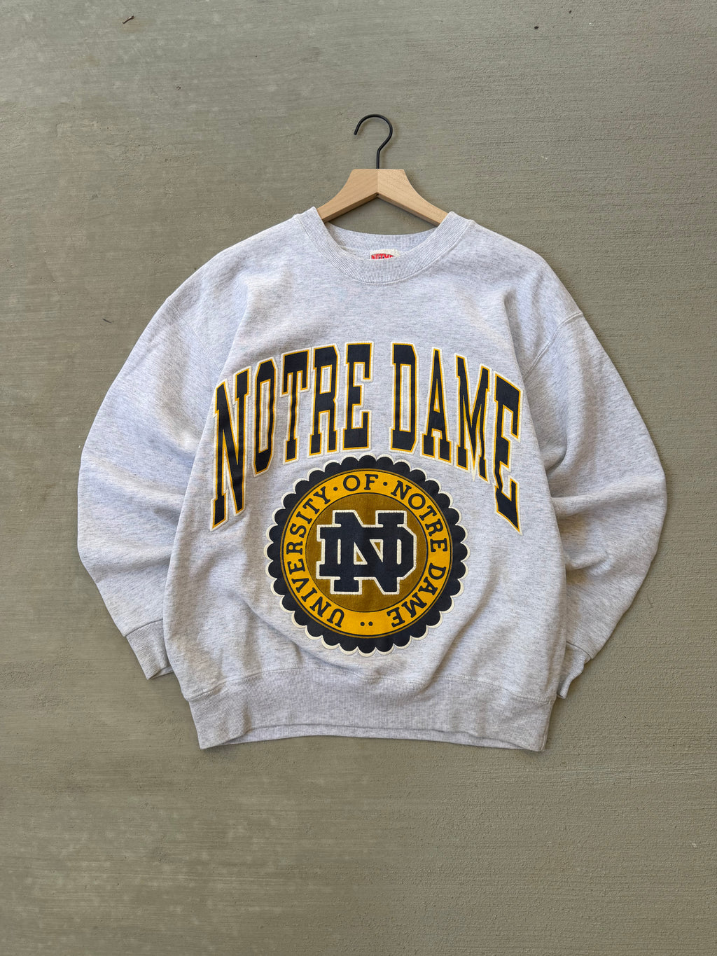 90s Norte Dame college crewneck - L