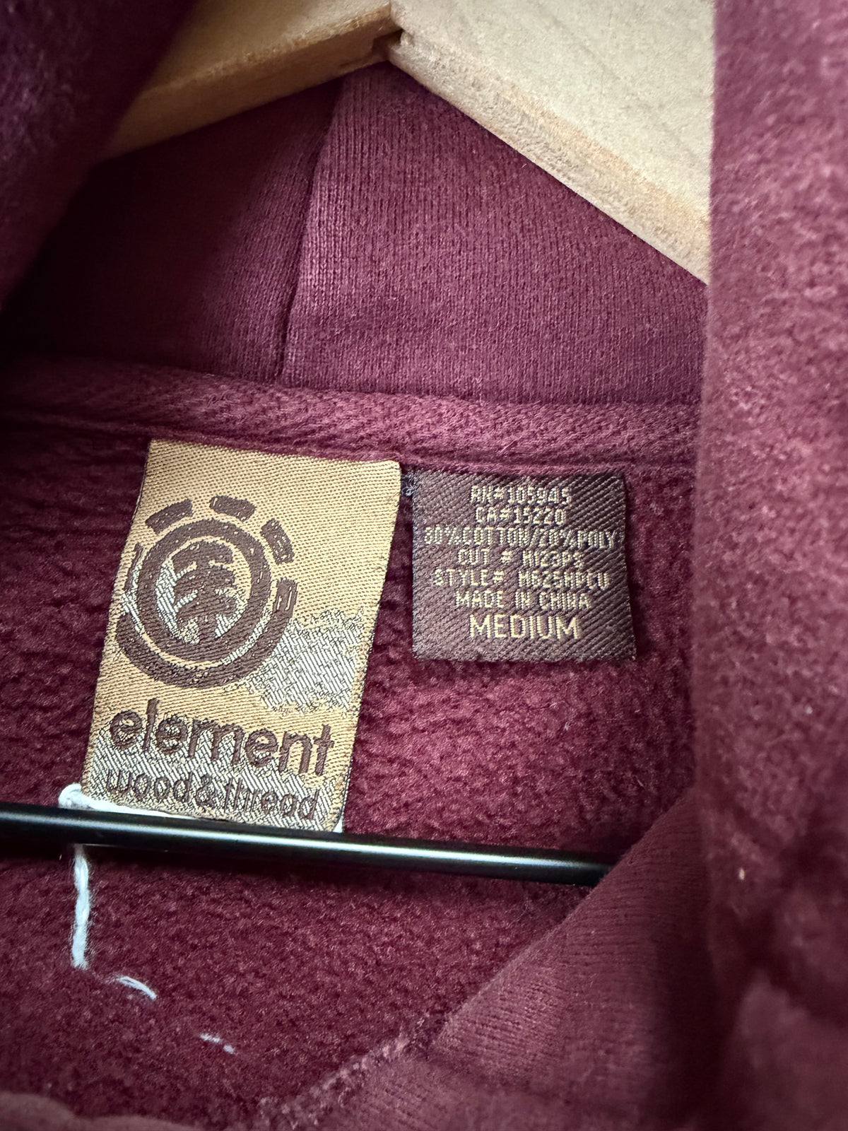 2000s Element spell out hoodie - M