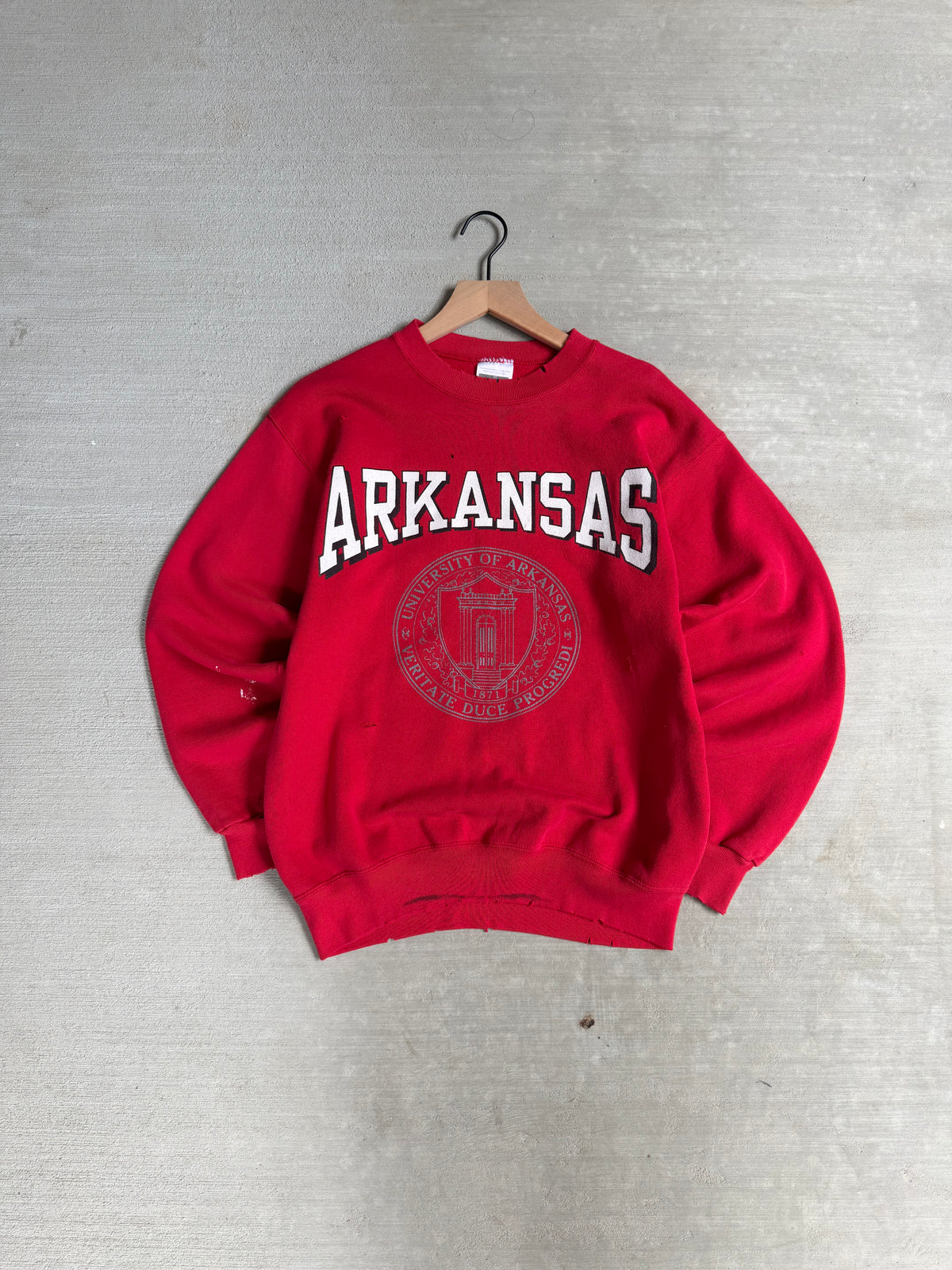 90s Arkansas razorbacks sweater - M