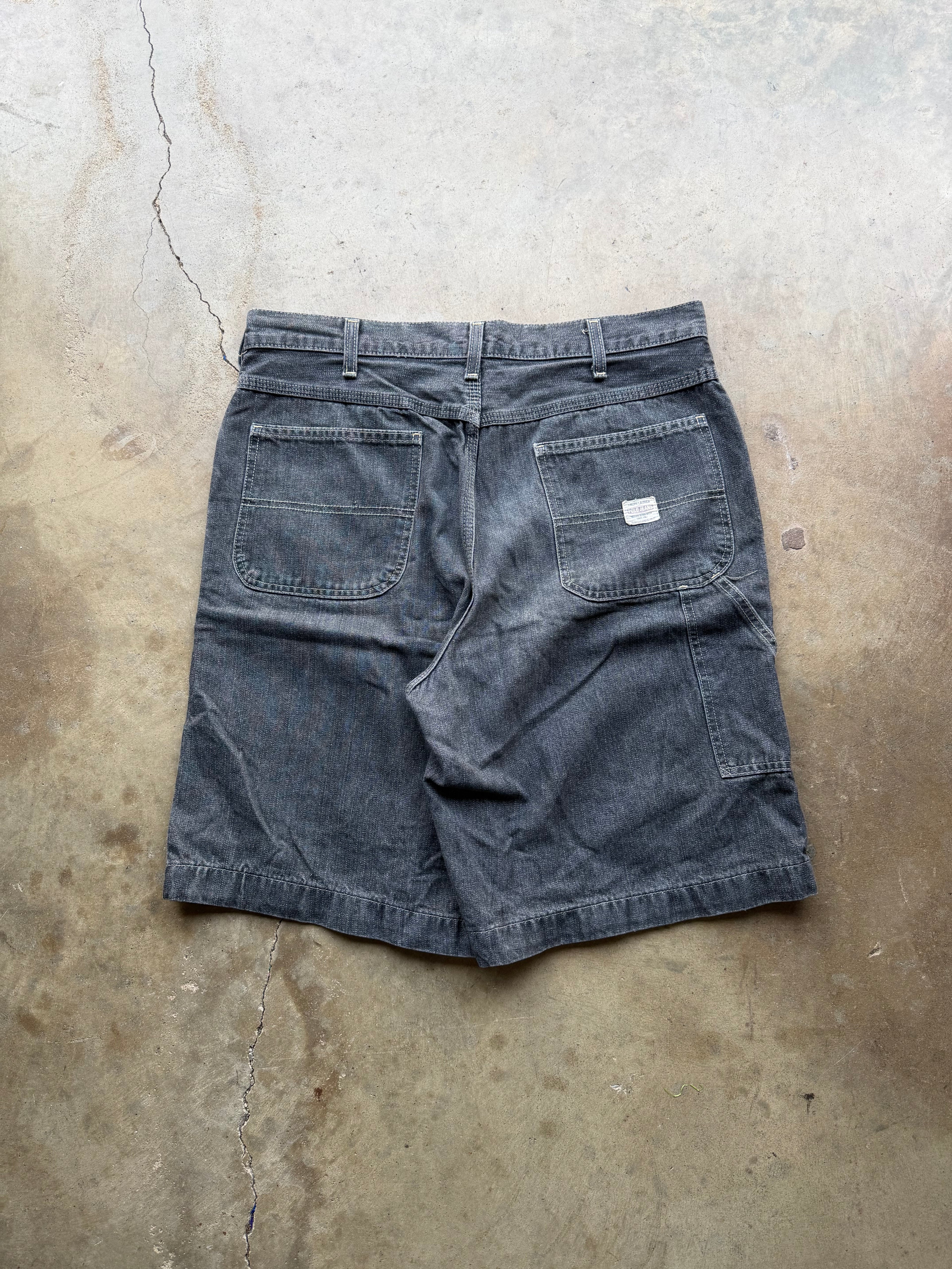POLO RALPH LAUREN BLACK BAGGY JORTS - SZ 34