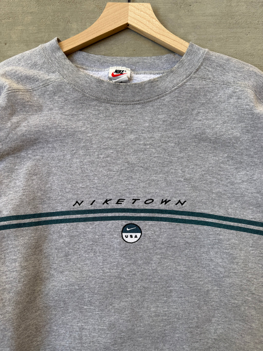 90s Nike spell out crewneck - xxl