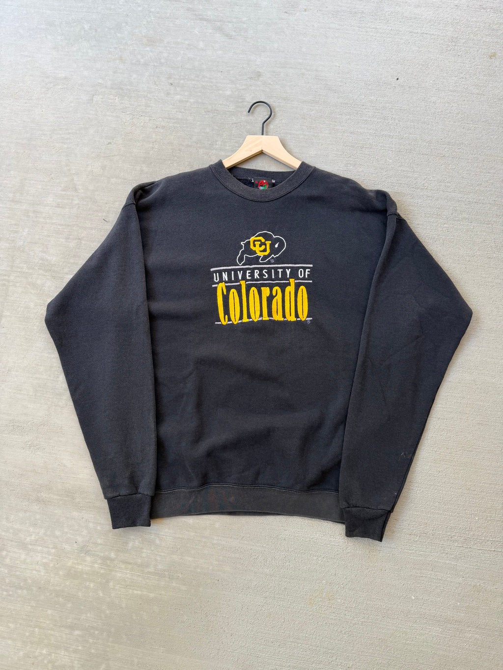 90s university of Colorado college crewneck - xl