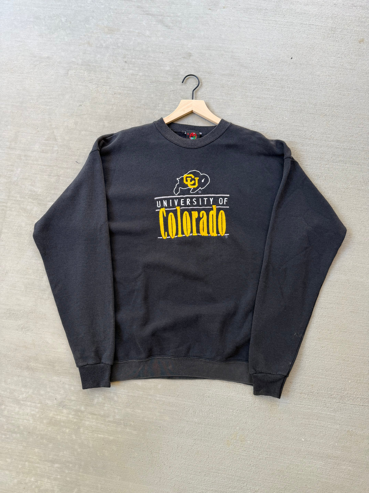 90s university of Colorado college crewneck - xl