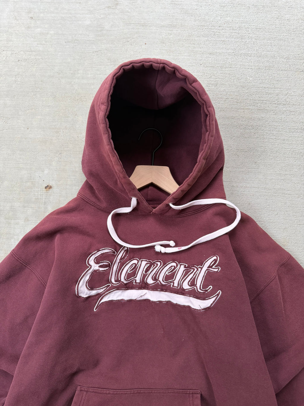 2000s Element spell out hoodie - M