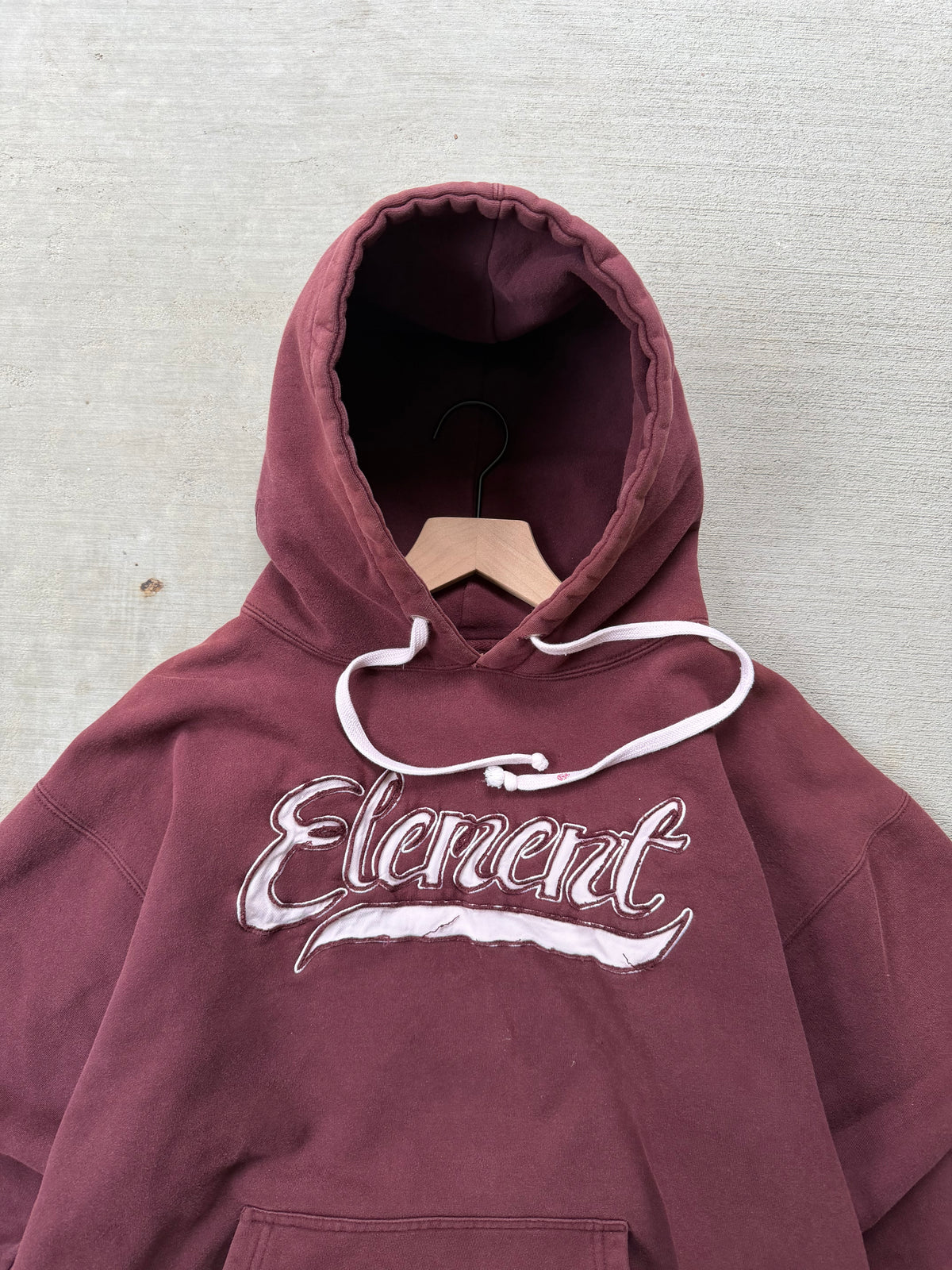 2000s Element spell out hoodie - M