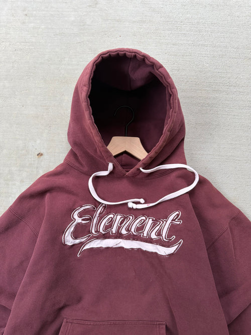 2000s Element spell out hoodie - M