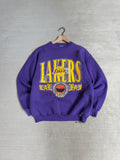 90s Logo 7 LA LAKERS crewneck - L