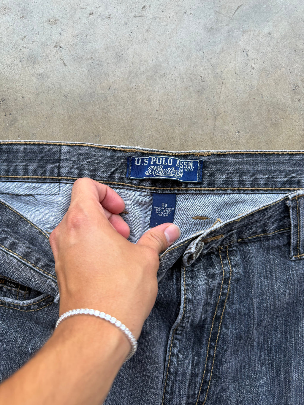 US POLO BAGGY JORTS - 34
