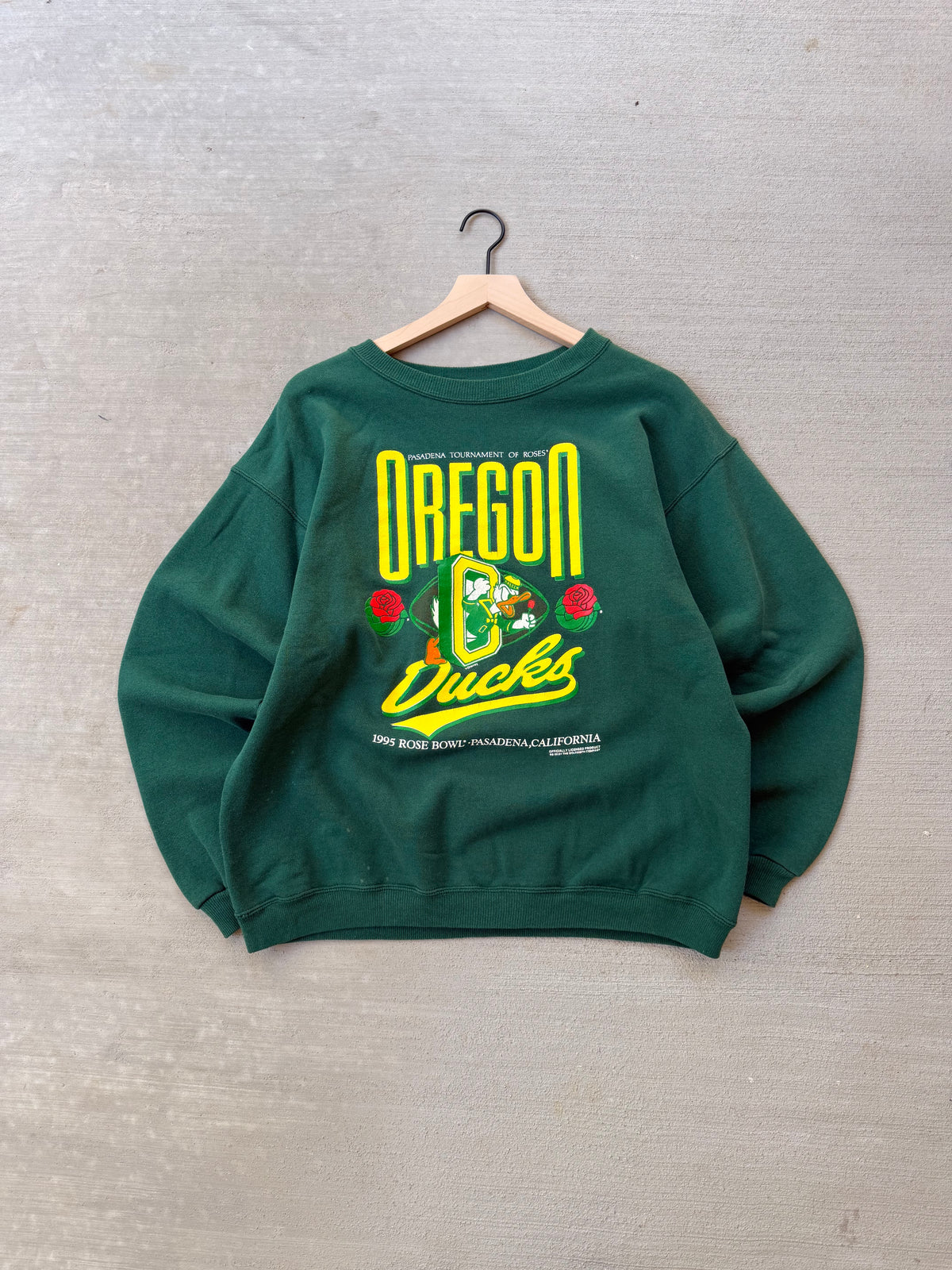 90s Oregon Ducks college crewneck - M