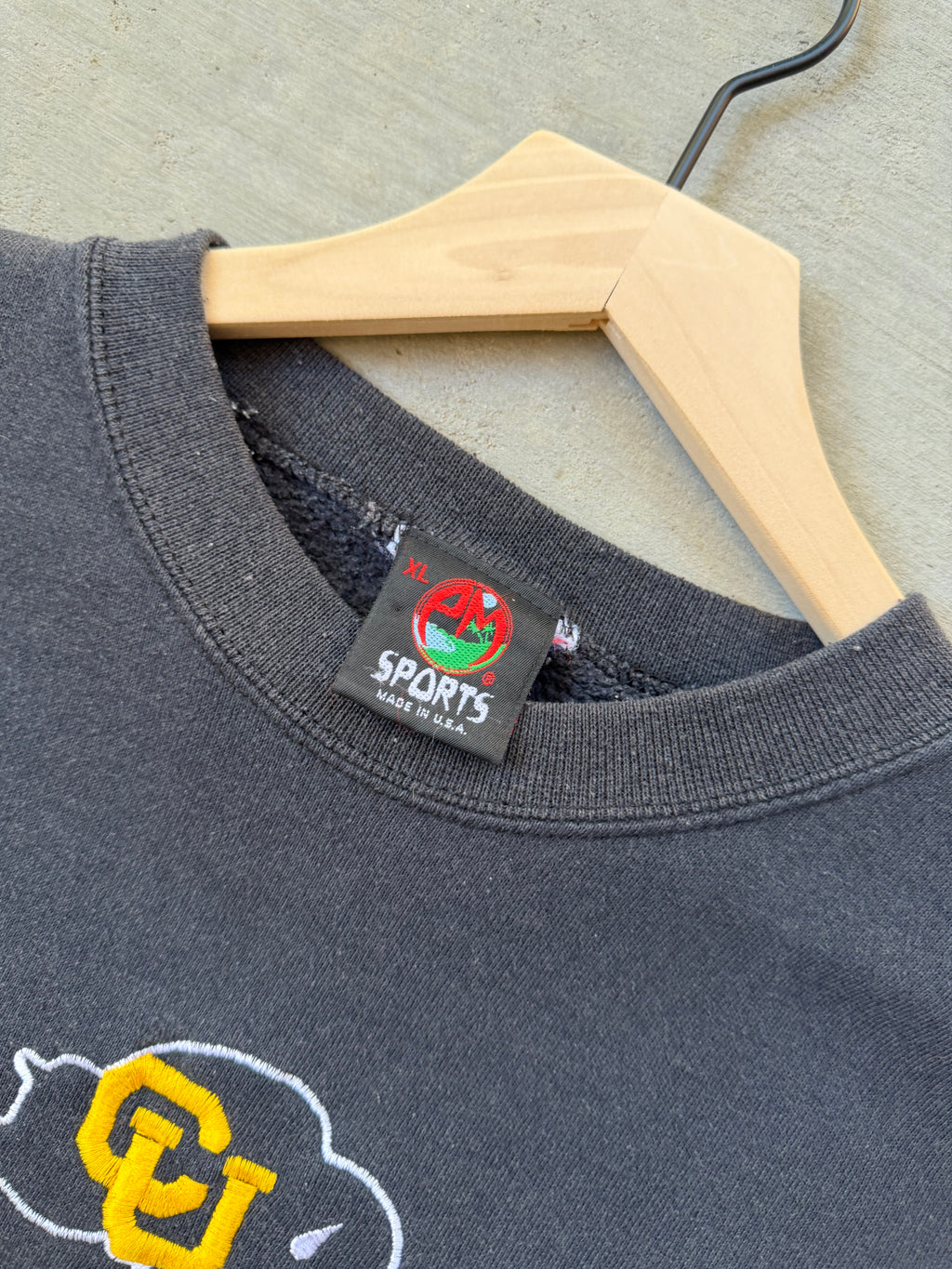 90s university of Colorado college crewneck - xl