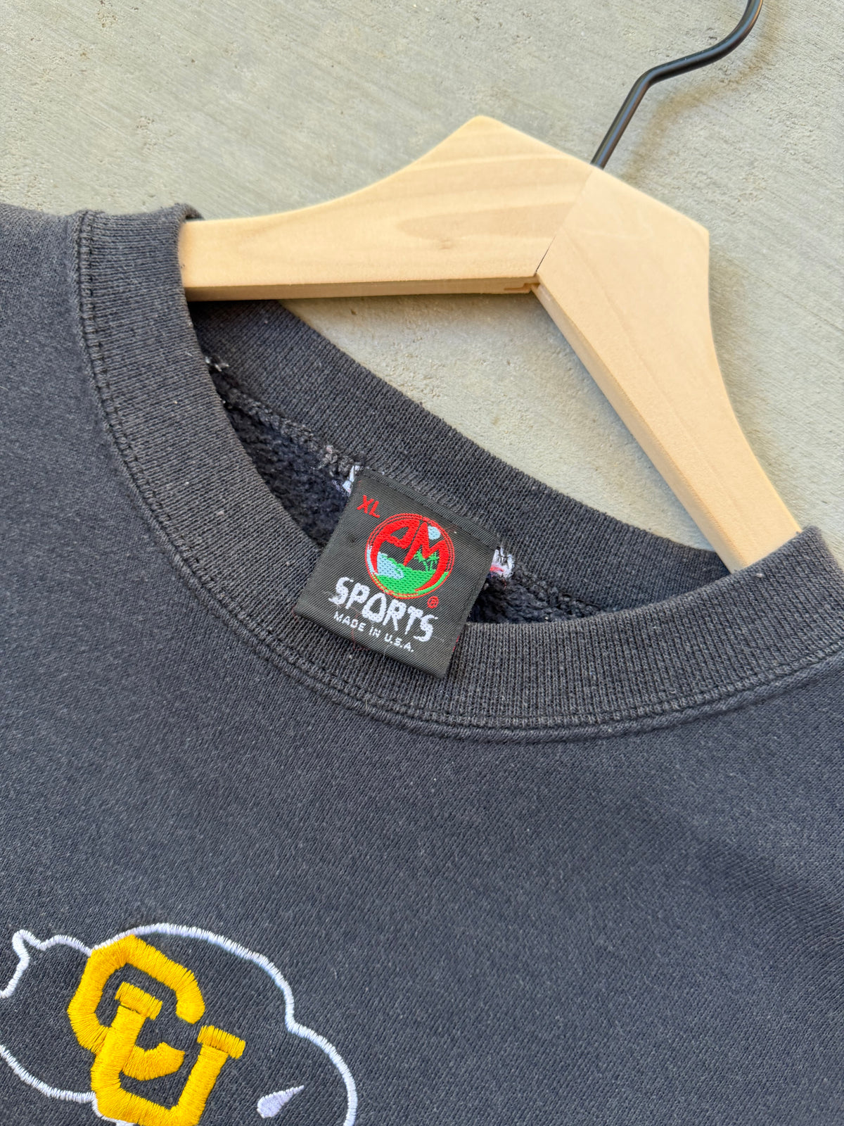 90s university of Colorado college crewneck - xl