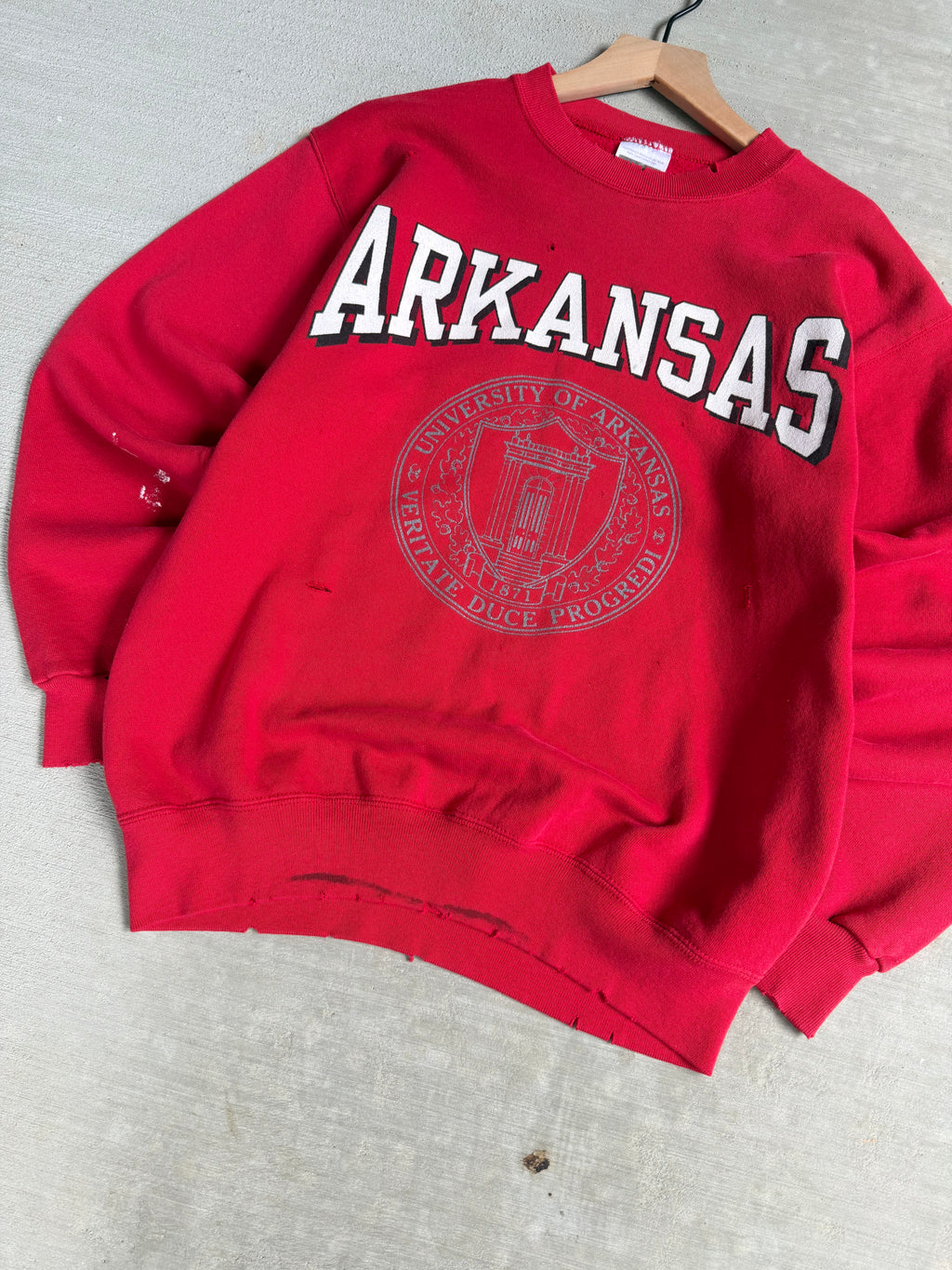 90s Arkansas razorbacks sweater - M