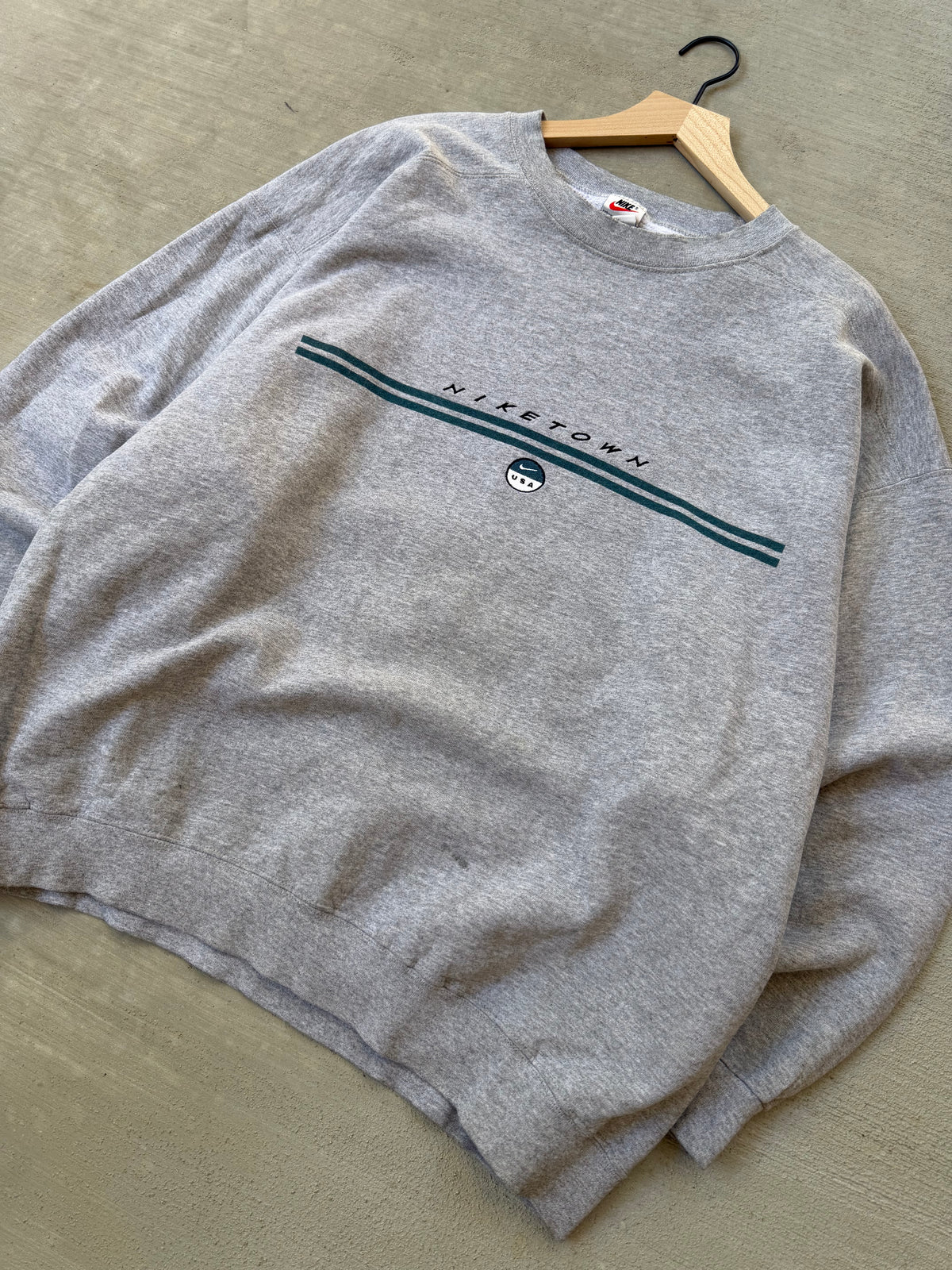 90s Nike spell out crewneck - xxl