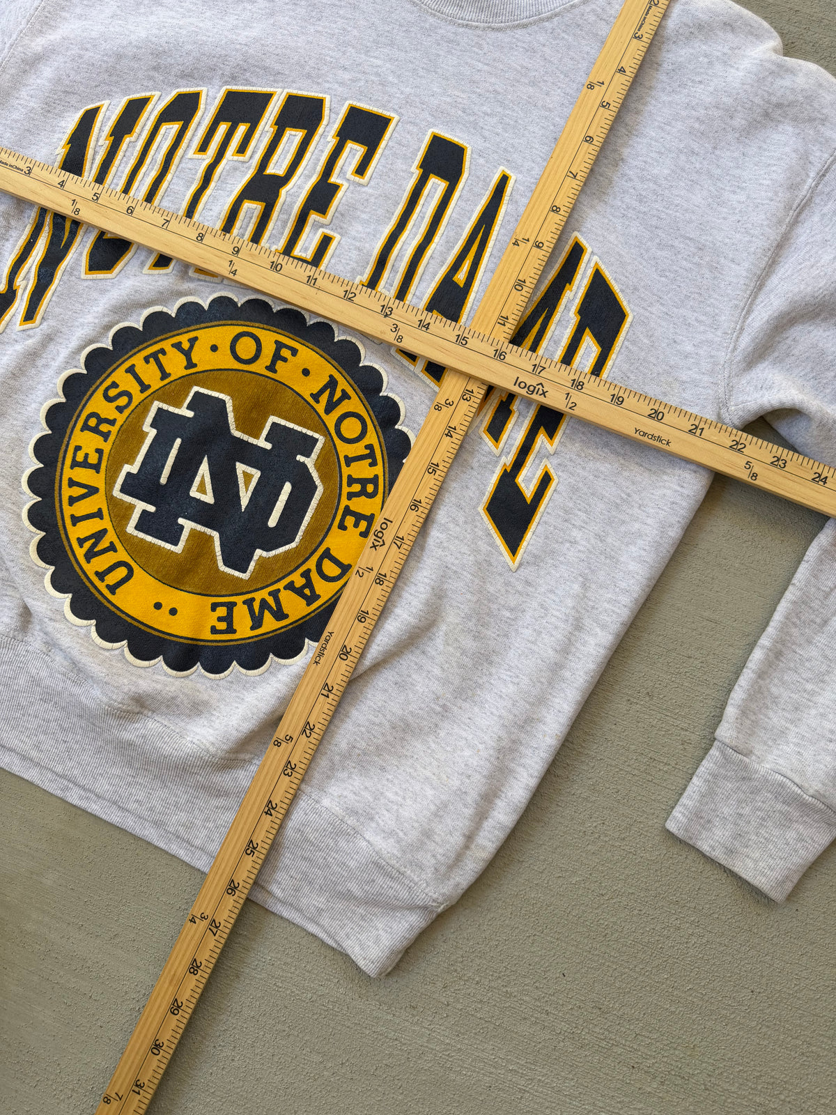 90s Norte Dame college crewneck - L