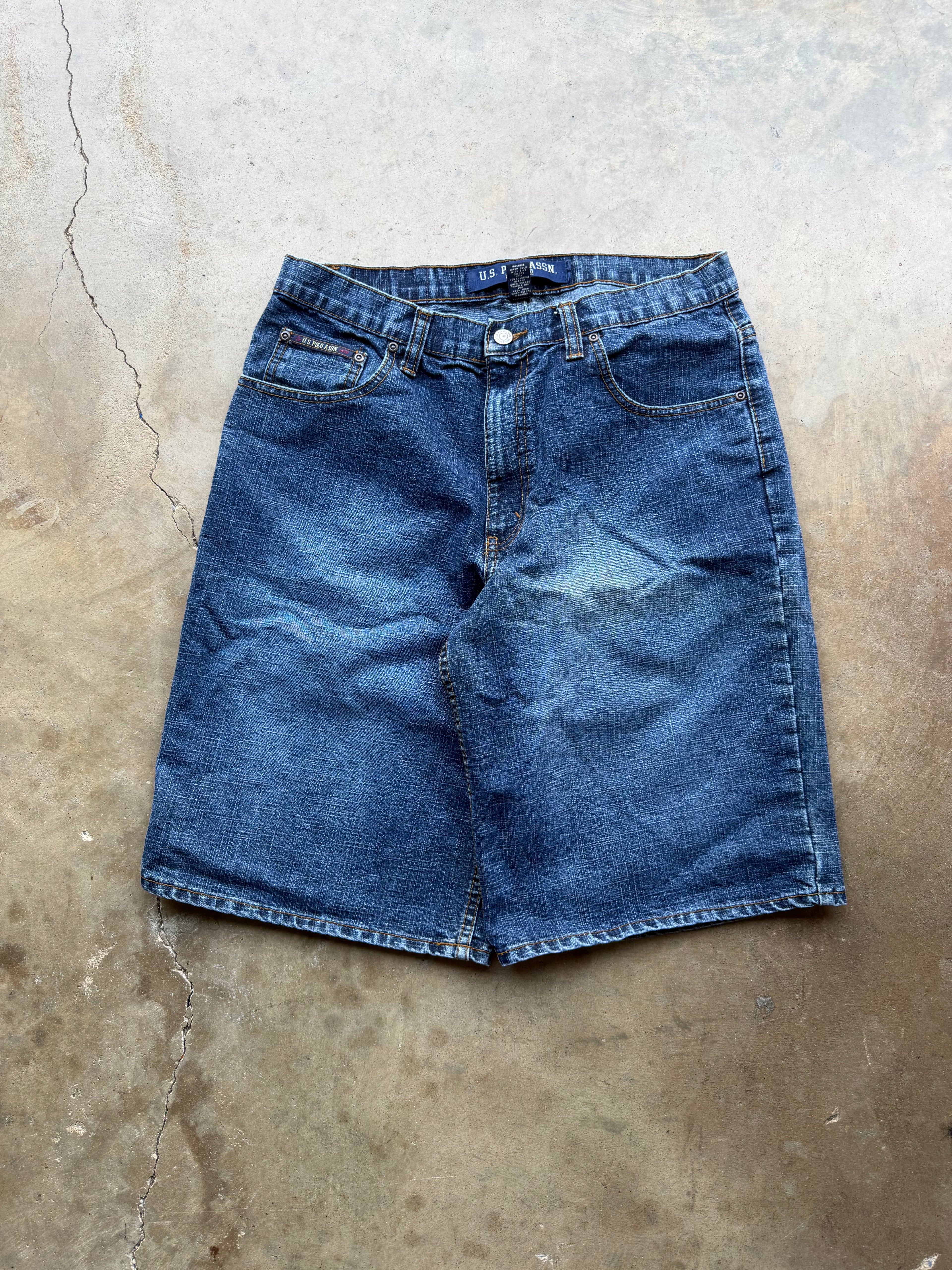2000s US POLO baggy jorts - Sz 31