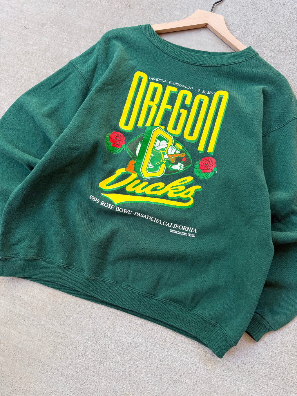 90s Oregon Ducks college crewneck - M