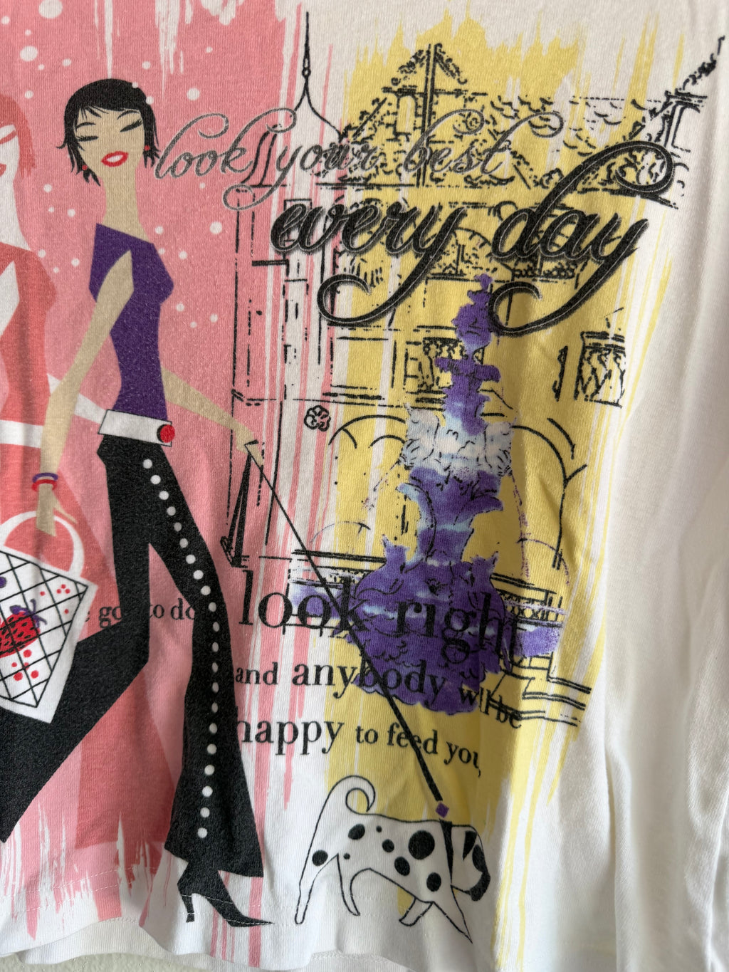 vintage love your every day 3/4 long sleeve top - M