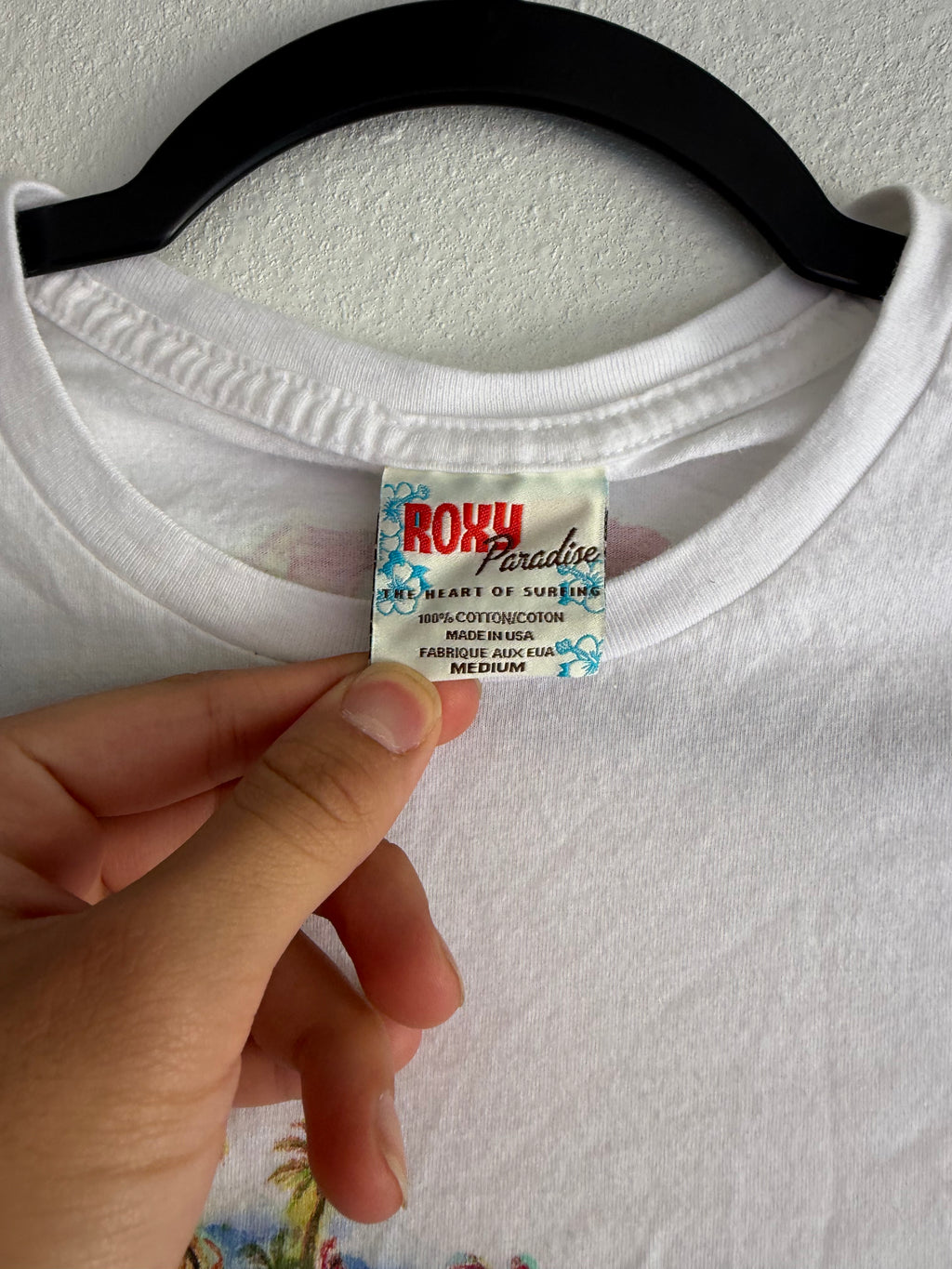 2000s Roxy quiksilver babe tee top - M