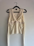2000s Empire waist baby doll top - M