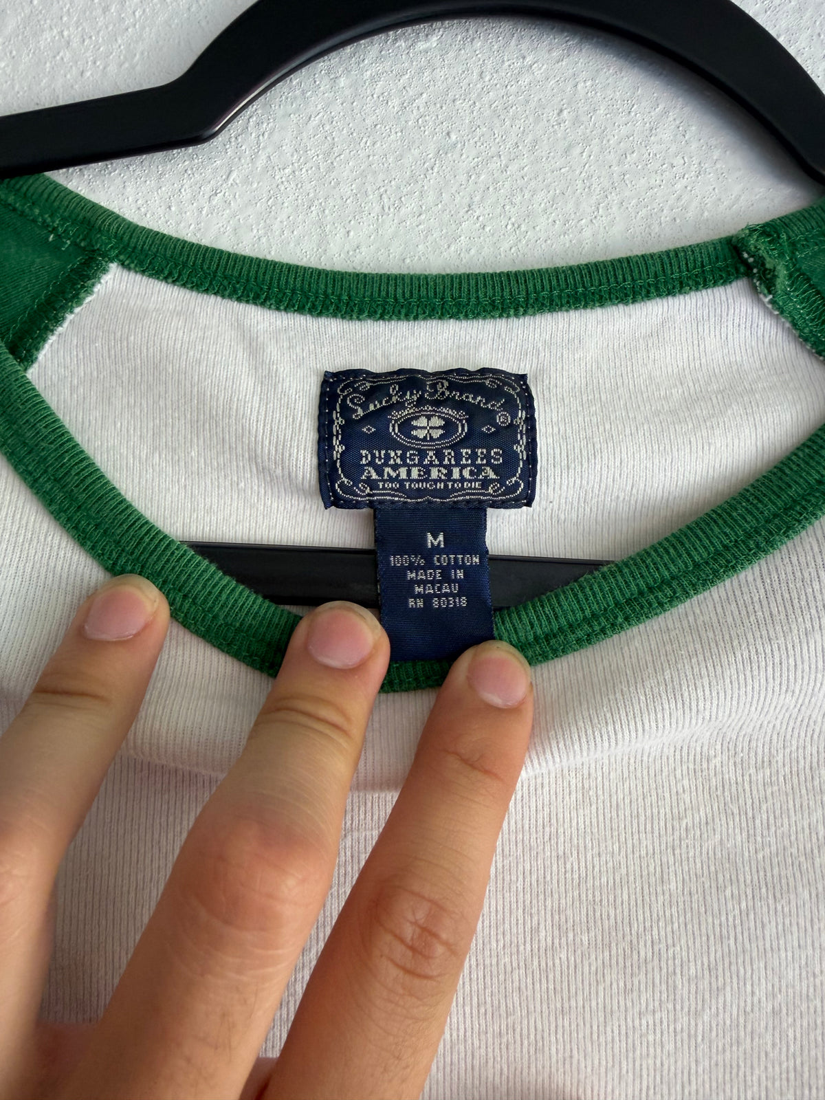 2000s Lucky brand varisty top - M