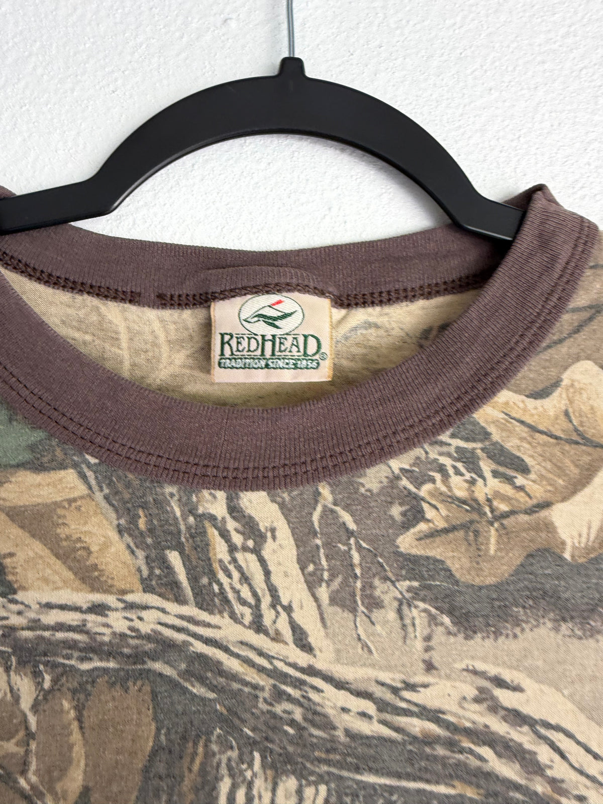 vintage 90s camo ringer tee