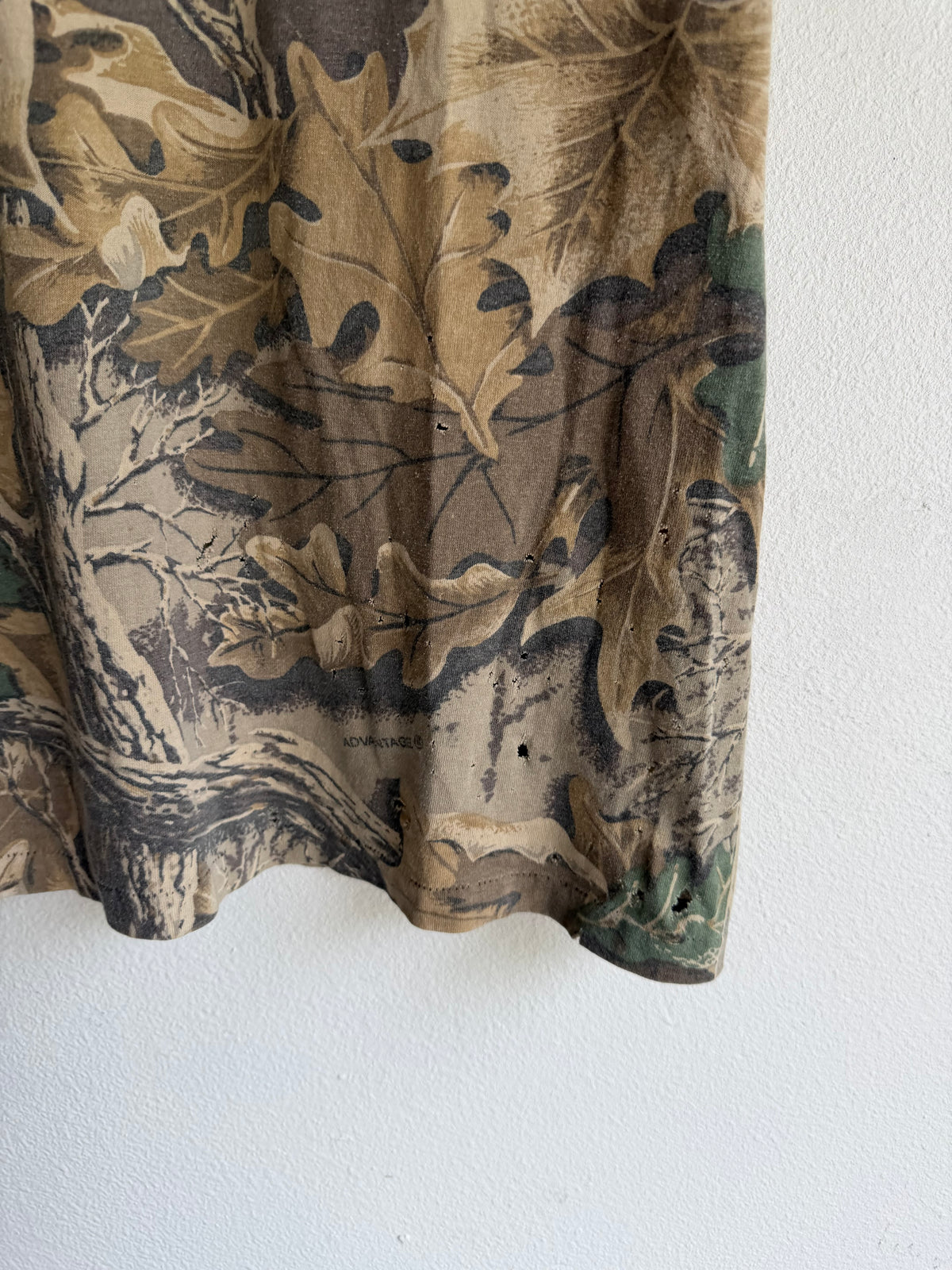 vintage 90s camo ringer tee