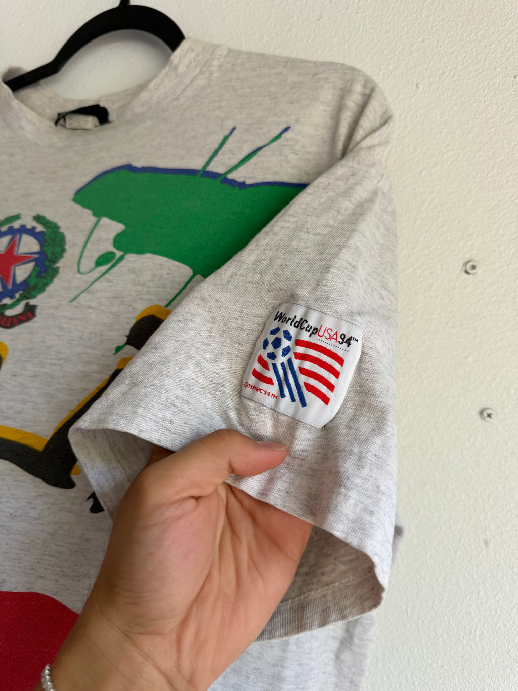 vintage 1994 Italy world cup tee