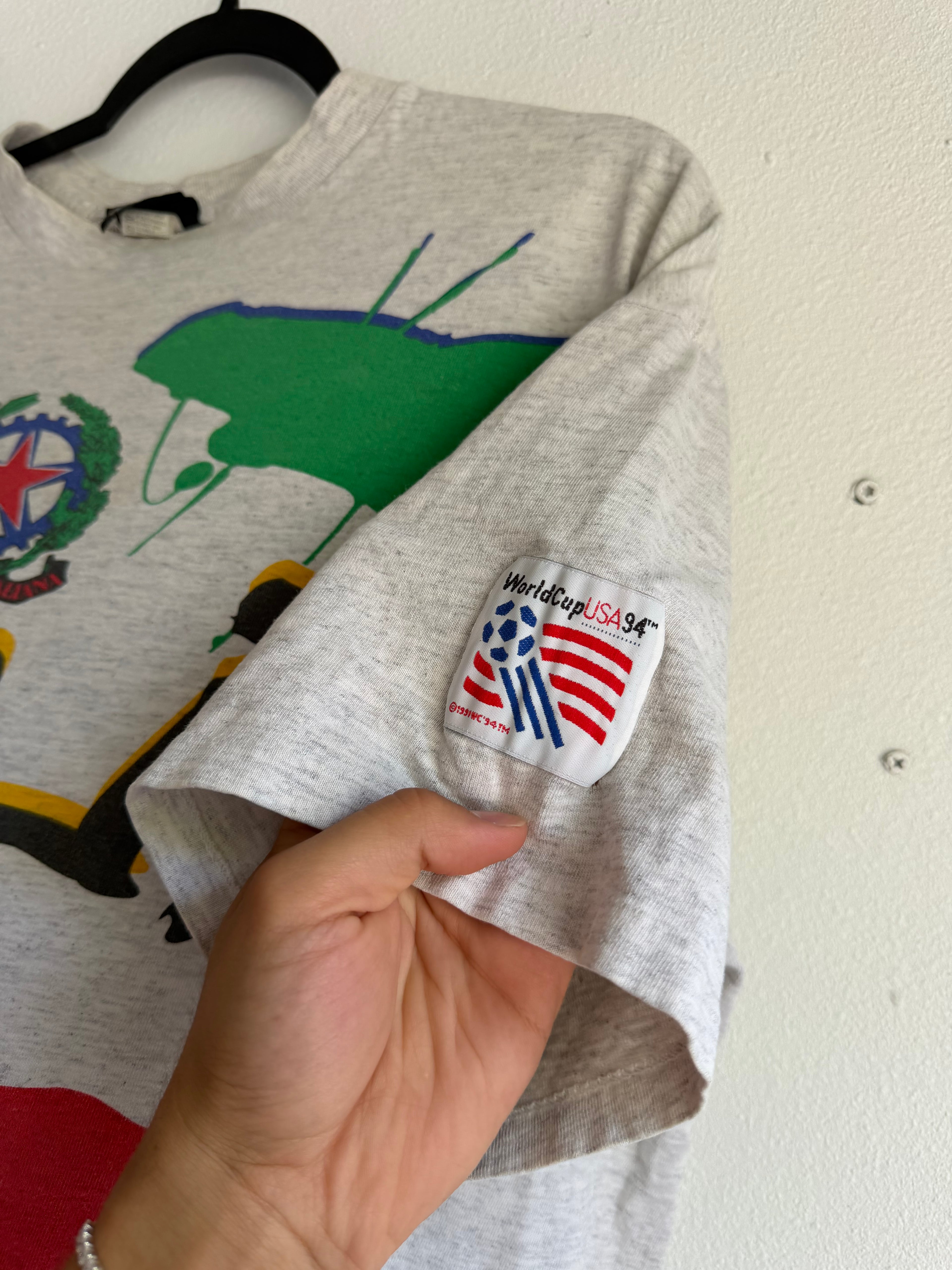 vintage 1994 Italy world cup tee