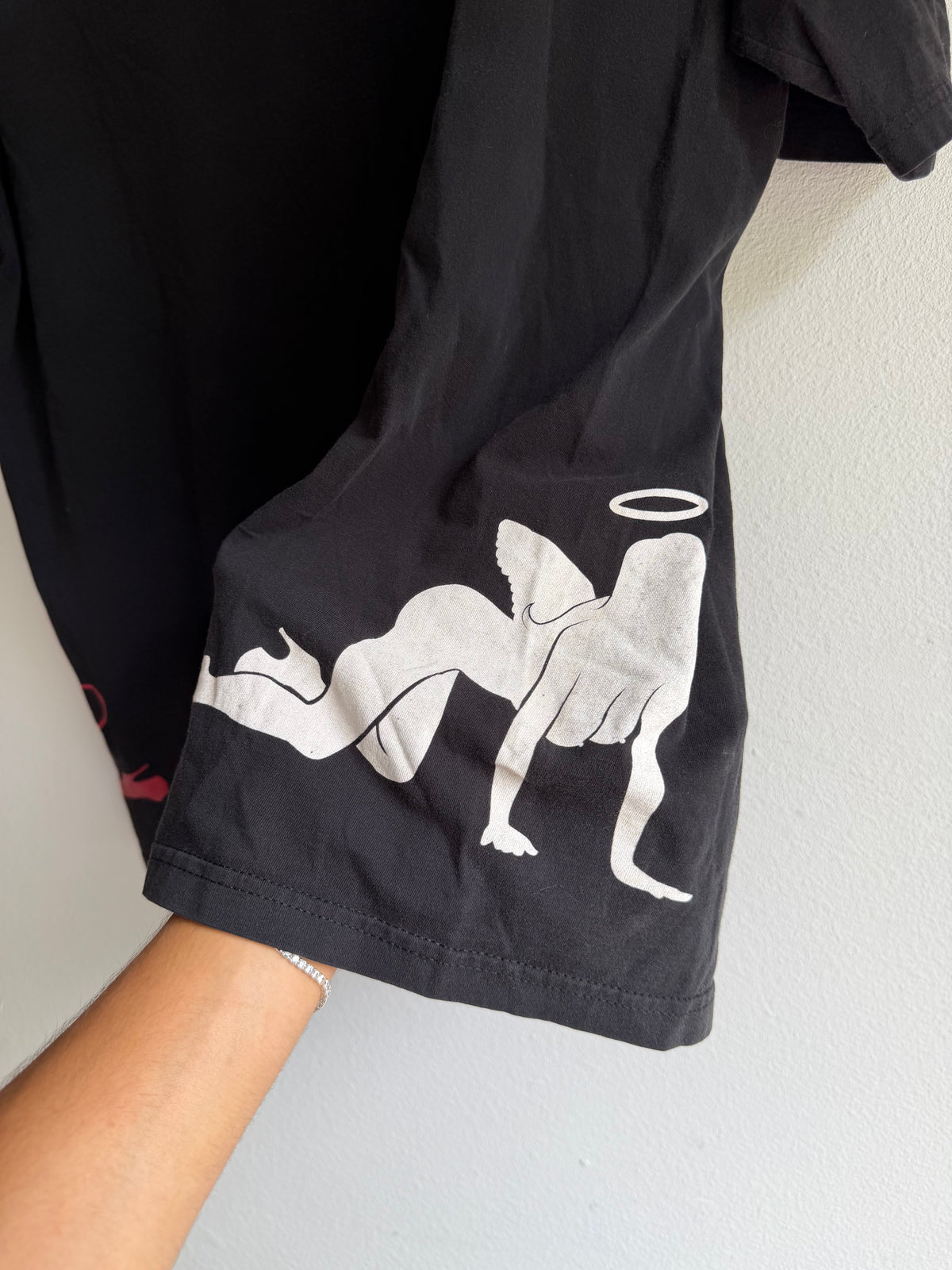2000s No fear angel and devil tee
