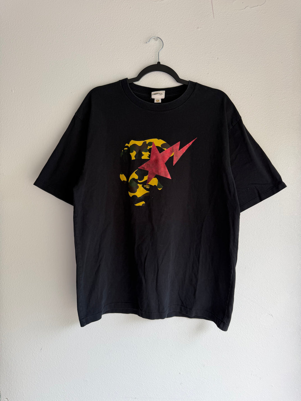 Bape 1st Camo Ape Face Sta Tee