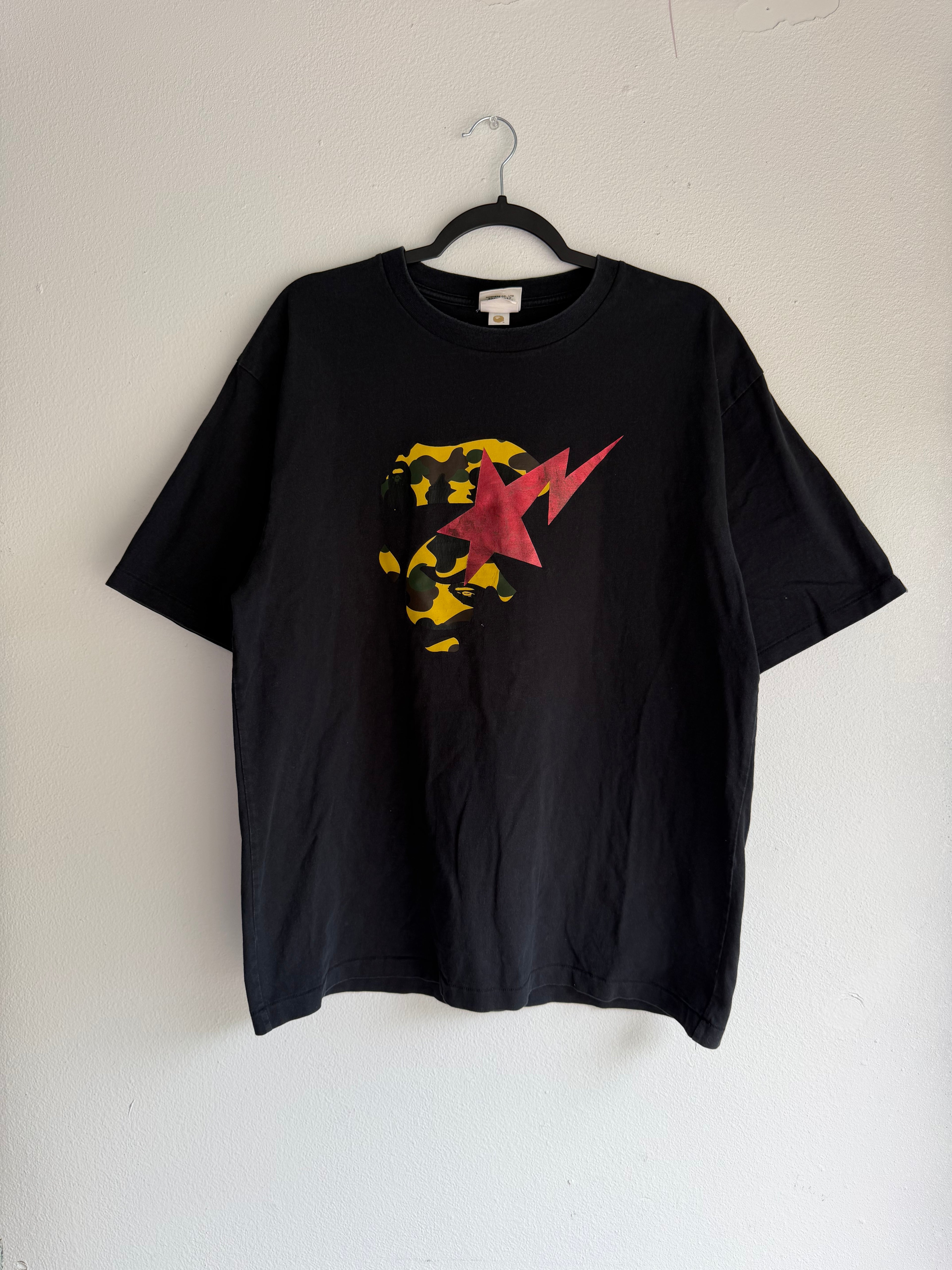 Bape 1st Camo Ape Face Sta Tee